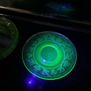 Vintage Uranium Clover plate